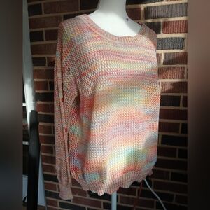 Multicolor Knit Women's Sweater